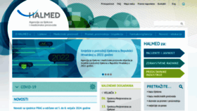 What Halmed.hr website looks like in 2024 