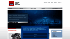 What Hatz-diesel.com website looks like in 2024 
