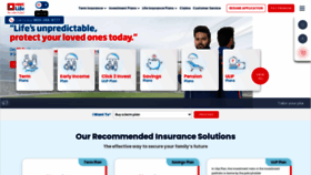 What Hdfclife.com website looks like in 2024 