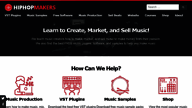 What Hiphopmakers.com website looks like in 2024 