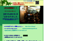 What Hakimono-mishima.com website looks like in 2024 