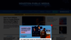 What Houstonpublicmedia.org website looks like in 2024 