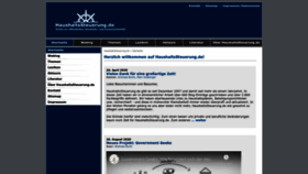 What Haushaltssteuerung.de website looks like in 2024 