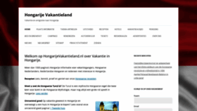 What Hongarijevakantieland.nl website looks like in 2024 