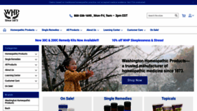 What Homeopathyworks.com website looks like in 2024 