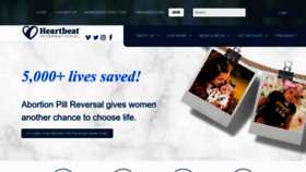 What Heartbeatinternational.org website looks like in 2024 