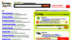 What Happylivingdesign.com website looked like in 2011 (12 years ago)