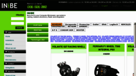 What Inibe.com website looked like in 2011 (12 years ago)