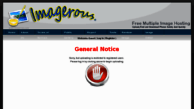 What Imagerous.com website looked like in 2011 (12 years ago)