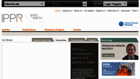What Ippr.org.uk website looked like in 2011 (12 years ago)
