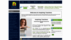 What Inspiringteachers.com website looked like in 2011 (12 years ago)