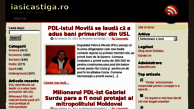 What Iasicastiga.ro website looked like in 2011 (12 years ago)