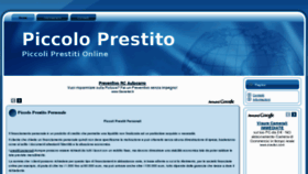 What Ilpiccoloprestito.com website looked like in 2011 (12 years ago)