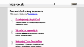 What Inzerce.sk website looked like in 2012 (12 years ago)