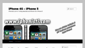What Iphone4.it website looked like in 2012 (12 years ago)