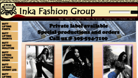 What Inkafashion.com website looked like in 2012 (12 years ago)