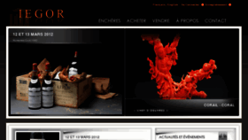 What Iegor2.net website looked like in 2012 (12 years ago)