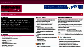 What Indowaras.com website looked like in 2011 (13 years ago)