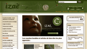 What Izae.com website looked like in 2011 (13 years ago)