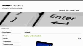 What Inertina.com website looked like in 2012 (13 years ago)