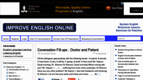 What Improveenglishonline.com website looked like in 2012 (11 years ago)
