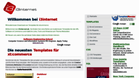 What I3internet.de website looked like in 2012 (11 years ago)