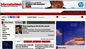 What Informationweek.in website looked like in 2012 (11 years ago)