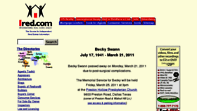 What Ired.com website looked like in 2012 (11 years ago)