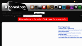 What Iphoneapps.org website looked like in 2012 (11 years ago)