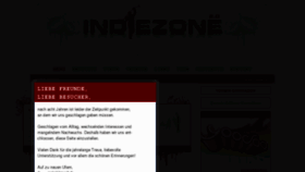 What Indiezone.de website looked like in 2012 (11 years ago)