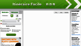 What Itineraire-facile.com website looked like in 2012 (11 years ago)