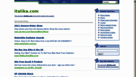 What Italika.com website looked like in 2011 (13 years ago)