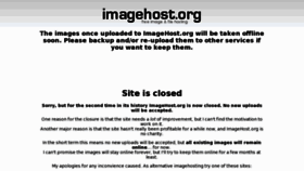 What Imagehost.org website looked like in 2012 (11 years ago)