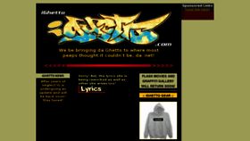 What Ighetto.com website looked like in 2012 (11 years ago)