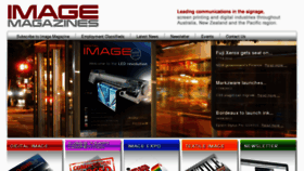 What Imagemagazine.com.au website looked like in 2012 (11 years ago)