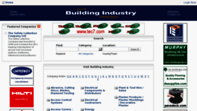 What Irishbuildingindustry.ie website looked like in 2012 (11 years ago)