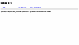 What Incantonline.com website looked like in 2012 (11 years ago)