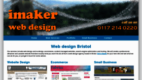 What Imaker.co.uk website looked like in 2012 (11 years ago)