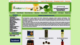 What Indianherbcare.com website looked like in 2012 (11 years ago)