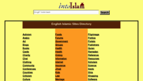 What Intoislam.com website looked like in 2012 (11 years ago)