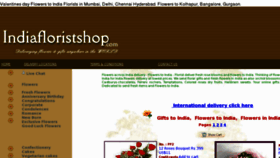 What Indiafloristshop.com website looked like in 2012 (11 years ago)