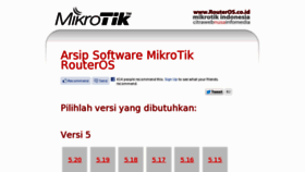 What Ixp.mikrotik.co.id website looked like in 2012 (11 years ago)