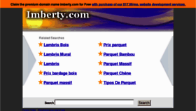 What Imberty.com website looked like in 2012 (11 years ago)