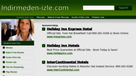 What Indirmeden-izle.com website looked like in 2012 (11 years ago)