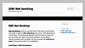 What Idbinetbanking.in website looked like in 2012 (11 years ago)