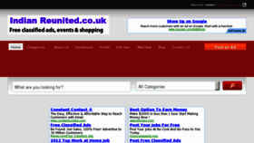 What Indianreunited.co.uk website looked like in 2012 (11 years ago)