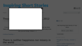 What Inspiringshortstories.org website looked like in 2012 (11 years ago)