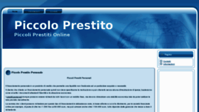What Ilpiccoloprestito.com website looked like in 2011 (13 years ago)