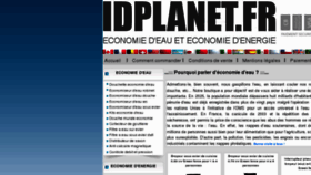 What Idplanet.fr website looked like in 2012 (11 years ago)