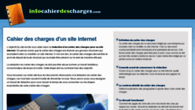 What Infocahierdescharges.com website looked like in 2012 (11 years ago)